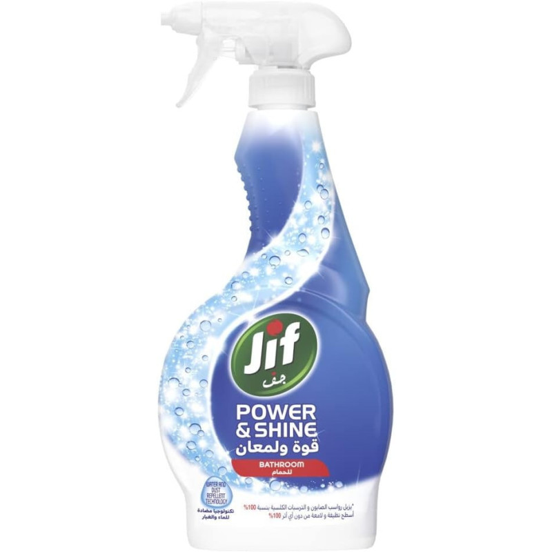 Jif Power And Shine Bathroom Spray Cleaner, 500 Ml