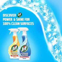 Jif Power And Shine Bathroom Spray Cleaner, 500 Ml