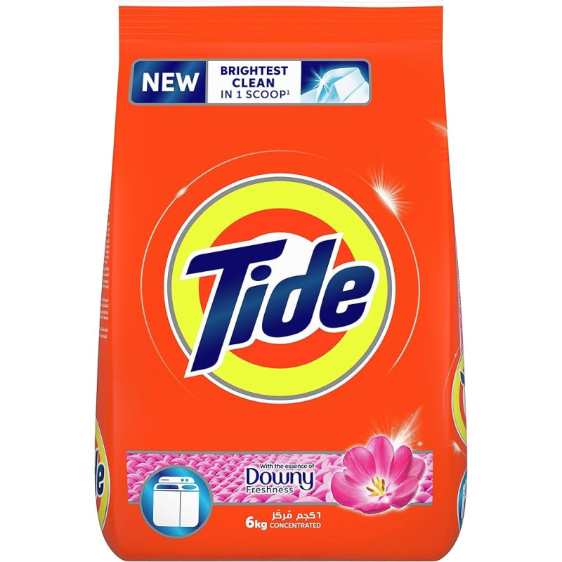 Tide Powder Laundry Detergent With Essence Of Downy, 6 Kg