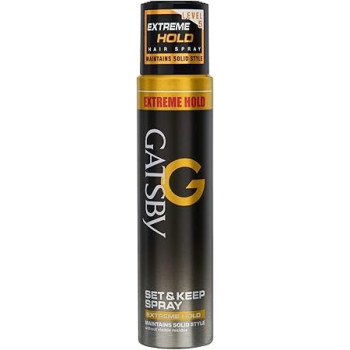 Gatsby Set And Keep Spray Extreme Hold, Hair Spray That Firmly Fixes The Created Style, 250 Ml
