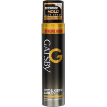 Gatsby Set And Keep Spray Extreme Hold, Hair Spray That Firmly Fixes The Created Style, 250 Ml