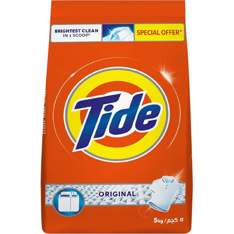 Tide Original Washing Powder Hs, Brightest Clean, 5 Kg