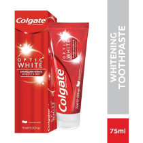 Colgate Fluoride Toothpaste Optic White Sparkling Mint, 75 ml