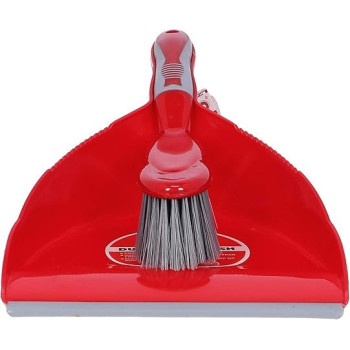 Liao Mini Dustpan And Brush Perfect For Small Cleaning Tasks In Tight Spaces, Red