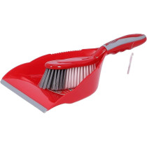 Liao Mini Dustpan And Brush Perfect For Small Cleaning Tasks In Tight Spaces, Red