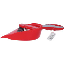 Liao Mini Dustpan And Brush Perfect For Small Cleaning Tasks In Tight Spaces, Red