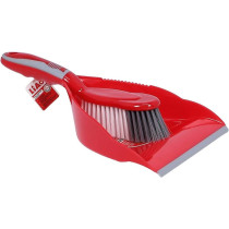 Liao Mini Dustpan And Brush Perfect For Small Cleaning Tasks In Tight Spaces, Red