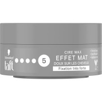 Schwarzkopf Taffeta Wax Hair Wax For Men Matte Effect 5 Strong Attachment Protects Hair From Drying Out Long Lasting 24 Hours Hold Hair Style, 75 ml