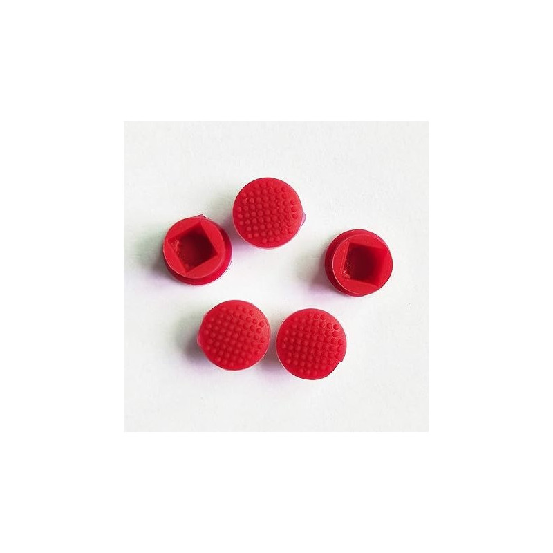 5 Pcs Trackpoint Keyboard Mouse Red Cap Soft Dome Laptop Pointer For Ibm Lenovo Thinkpad