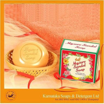 Mysore Sandal Soap For Nourishing And Softening The Skin Large Size, 150 Grams