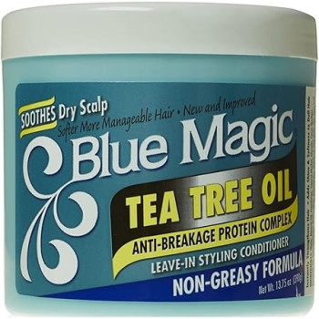Blue Magic Leave-In Condition Tea Tree Oil Styling, 390 Gram, Pack Of 2