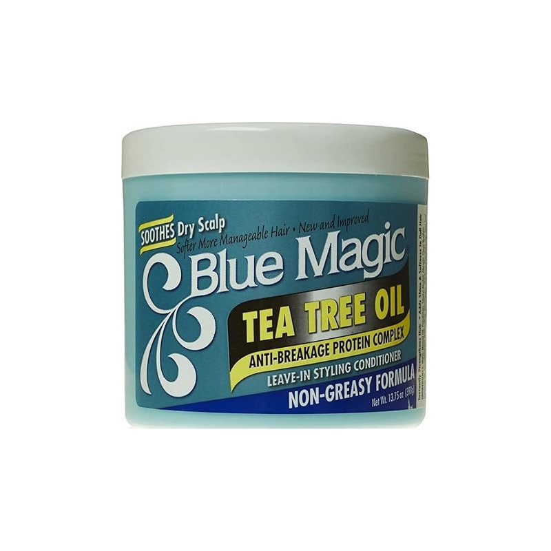 Blue Magic Leave-In Condition Tea Tree Oil Styling, 390 Gram, Pack Of 2