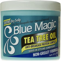 Blue Magic Leave-In Condition Tea Tree Oil Styling, 390 Gram, Pack Of 2