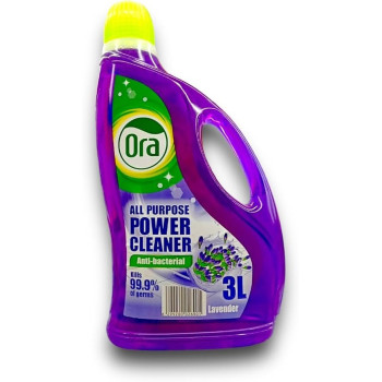 Ora Anti-Bacterial Lavender Scent All Purpose Power Cleaner, 3 Litre