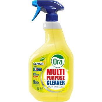 Ora Lemon Scent Deep Cleaning Action Multipurpose Cleaner, 1 Litre
