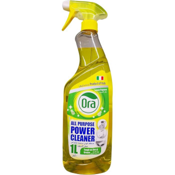 Ora Lemon Scent Tough On Dirt And Grease All Purpose Power Cleaner, 1 Litre