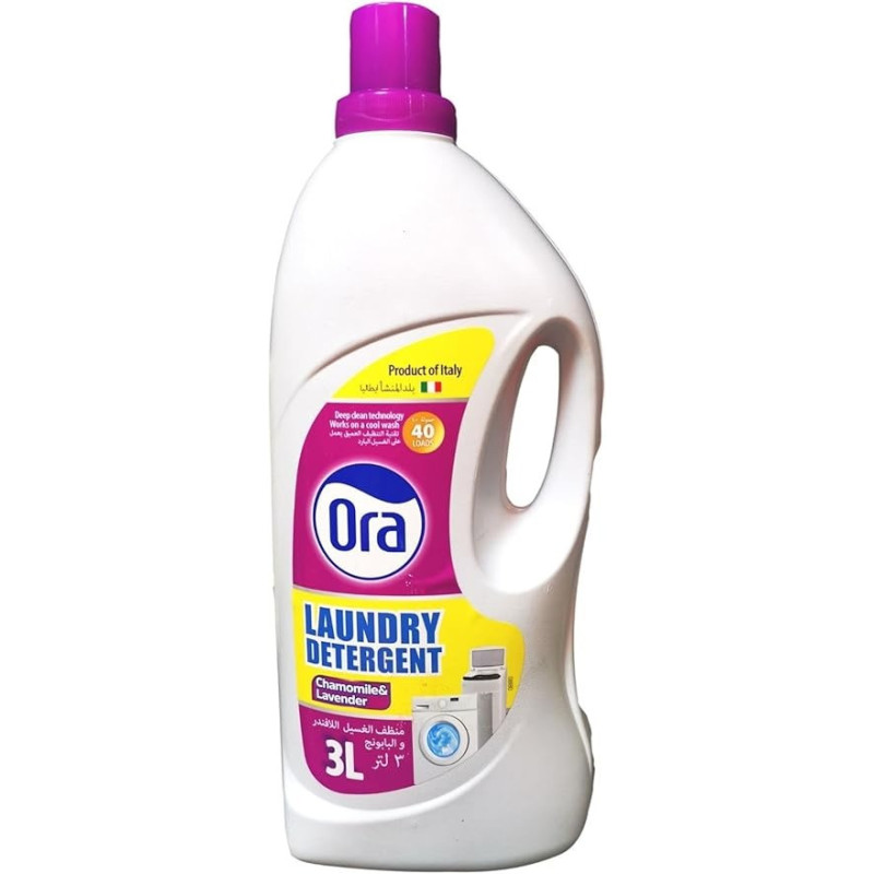 Ora Chamomile And Lavender Laundry Detergent, 3 Liter