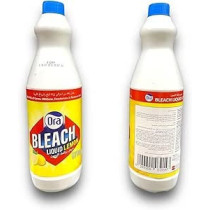 Ora Lemon Scent Remove Germs, Whitens, Stains Liquid Bleach, 970 ml