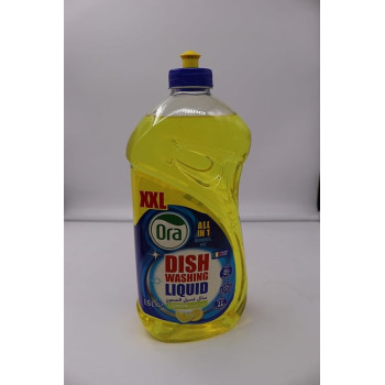 Ora Lemon Scent All In 1 Dish Washing Liquid, 1.5 Litre