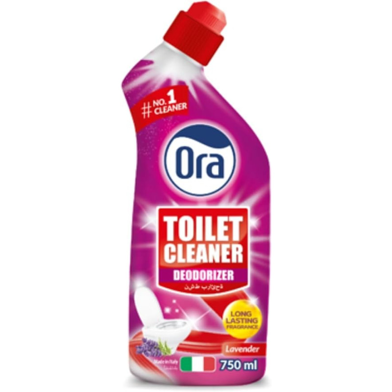 Ora Lavender Scent Deodorizer Toilet Cleaner, 750 ml