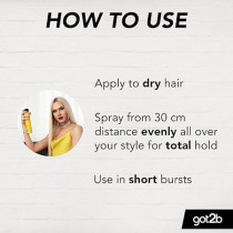 Schwarzkopf Got2b Blasting Freeze Spray For All Hair Type, 300 ml