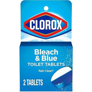 Clorox Bleach And Blue Automatic Toilet Bowl Cleaner 2 Tablets, 140 Grams