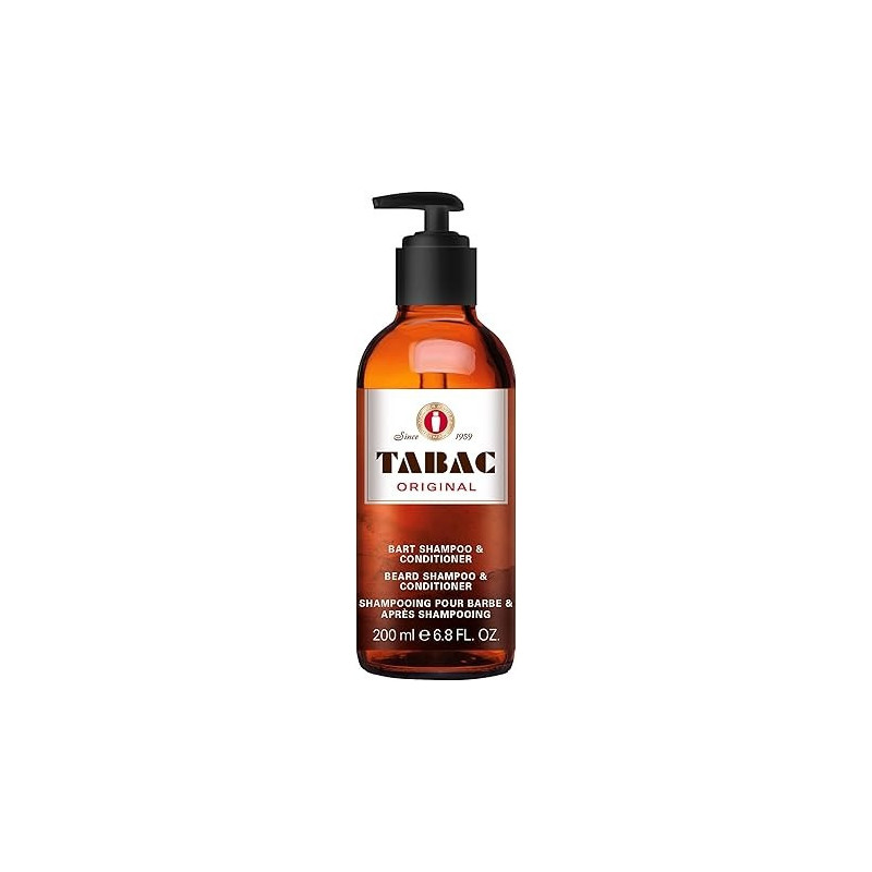 Tabac Original Beard Shampoo And Conditioner For Men, 200 ml