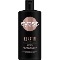 Syoss Keratin Hair Shampoo For Easily Breaking Hair, 440 ml