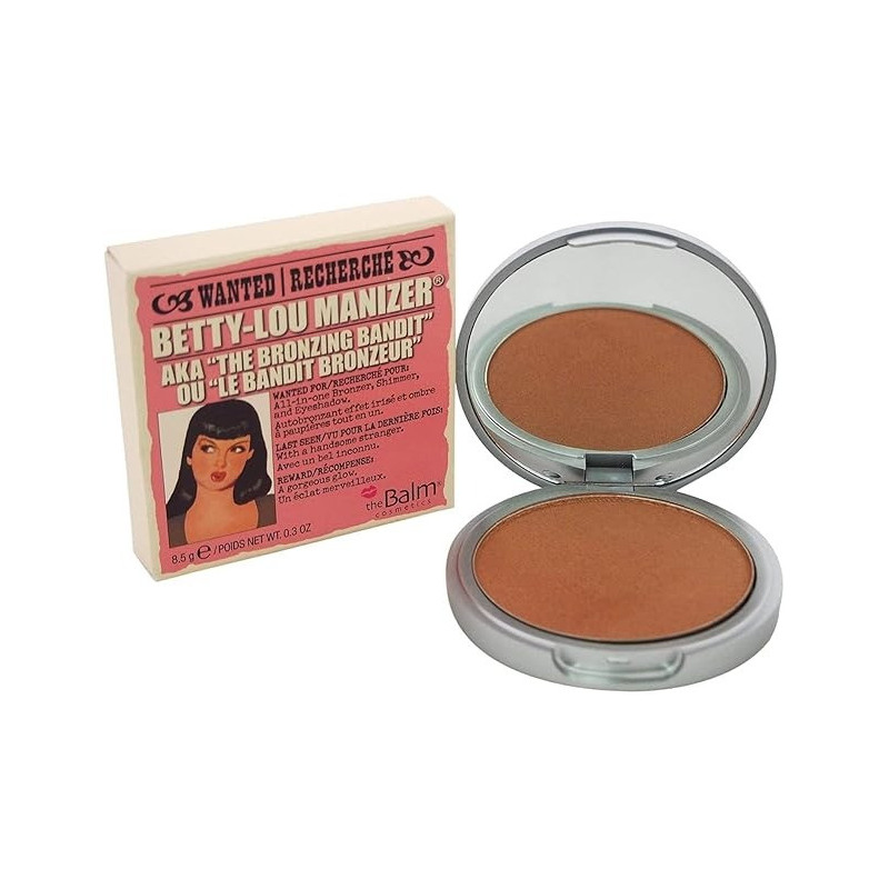 The Balm Cosmetics Betty-Lou Manizer Highlighter, Shadow And Shimmer For Women, 8.5 Grams