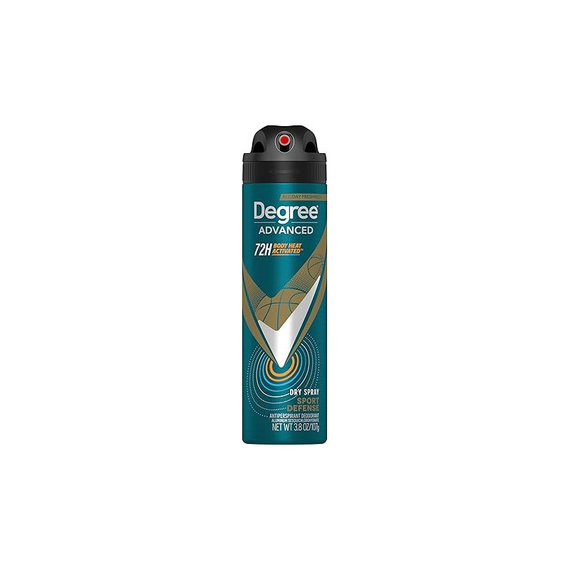 Degree Men Antiperspirant Deodorant Dry Spray Sport Defense Deodorant For Men, 112 ml