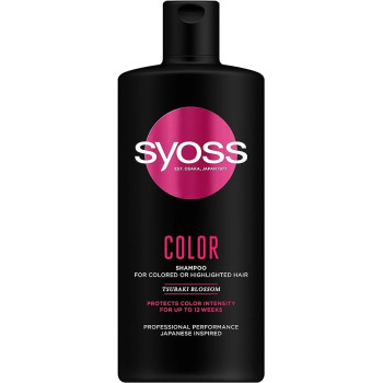 Syoss Colour Protect Shampoo For Coloured And Highlighted Hair, 440 ml