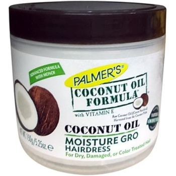 Palmers Coconut Oil Formula With Vitamin E Moisture Gro Hairdress For Dry, Damaged Or Colour Treated Hair, 155 ml, Pack Of 10