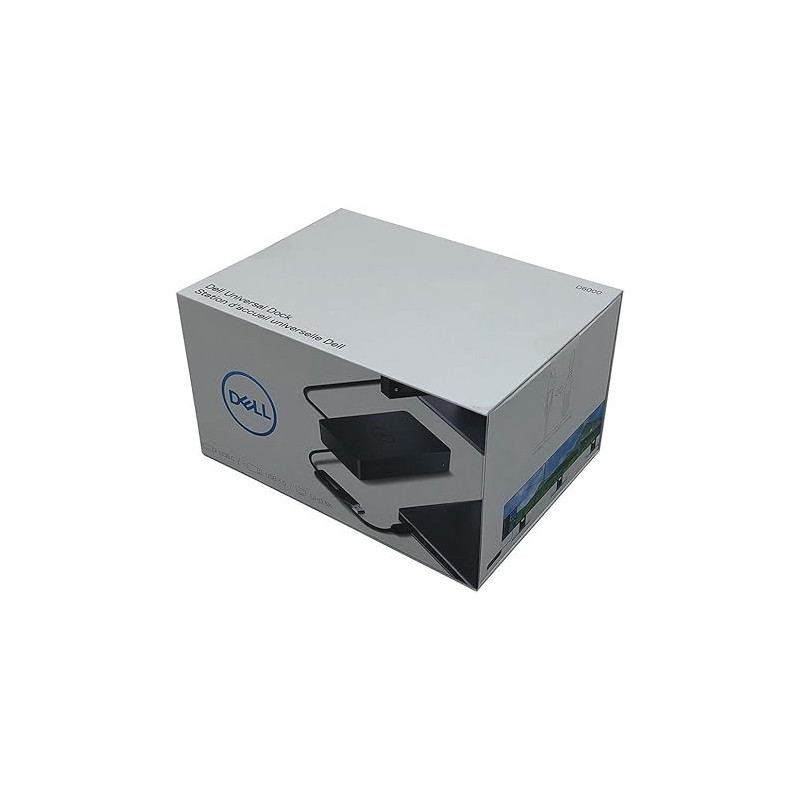 Dell New Genuine Universal Usb Docking Station, Black, D6000-CR
