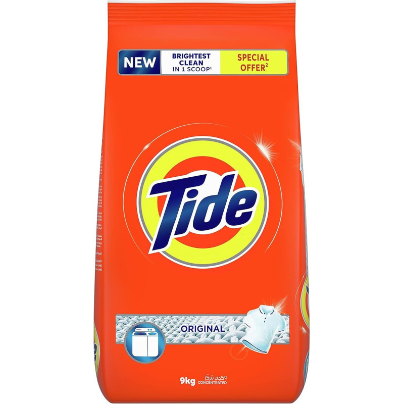 Tide Original Fresh Clean Scent Washing Powder, 9 Kg
