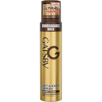 Gatsby Set And Keep Spray Ultra Hard Maximum Setting Power For An Ultimate Style, 250 ml