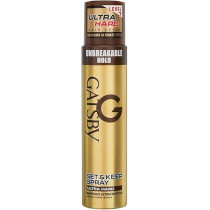 Gatsby Set And Keep Spray Ultra Hard Maximum Setting Power For An Ultimate Style, 250 ml