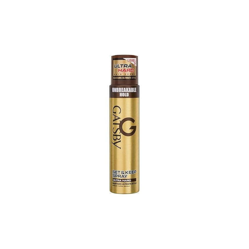Gatsby Set And Keep Spray Ultra Hard Maximum Setting Power For An Ultimate Style, 250 ml