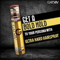 Gatsby Set And Keep Spray Ultra Hard Maximum Setting Power For An Ultimate Style, 250 ml