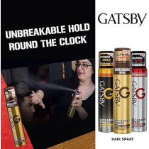 Gatsby Set And Keep Spray Ultra Hard Maximum Setting Power For An Ultimate Style, 250 ml