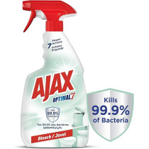 Ajax Surface Cleaner Sanitizer Spray 7 In 1 Actions Bleach Antibacterial Disinfectant, 500 ml