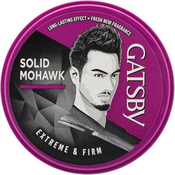 Gatsby Hair Styling Wax Ultimate And Shaggy Creates A Rugged Mohawk Style Which Gives Firm Raised Look With Extra Bundling Effect, 75 Gram