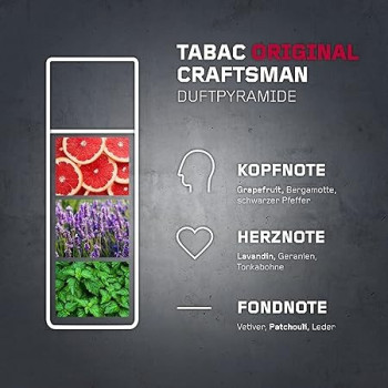Tabac Original Craftsman Long-Lasting Freshness Deo Spray, 200 ml