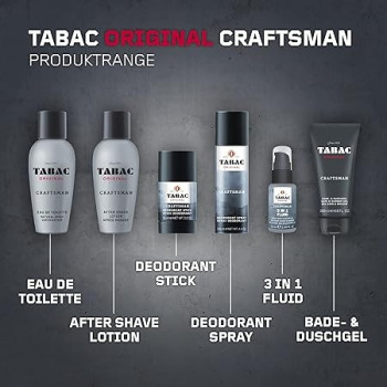 Tabac Original Craftsman Long-Lasting Freshness Deo Spray, 200 ml