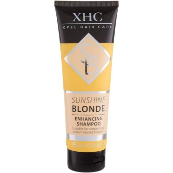 Xhc Hair Care Xpel Sunshine Blonde Enhancing Shampoo Suitable For Natural And Colour Treated Blondes For Women, 250 ml