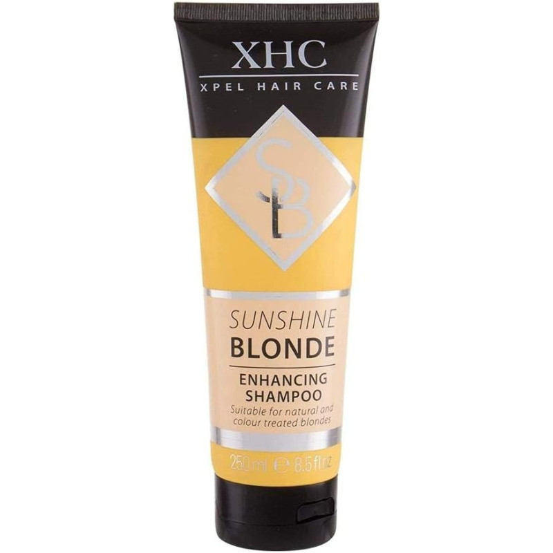 Xhc Hair Care Xpel Sunshine Blonde Enhancing Shampoo Suitable For Natural And Colour Treated Blondes For Women, 250 ml
