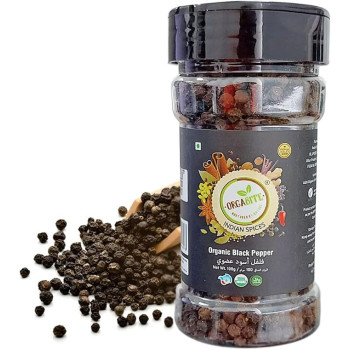 Orgabite Organic Black Pepper, 100g