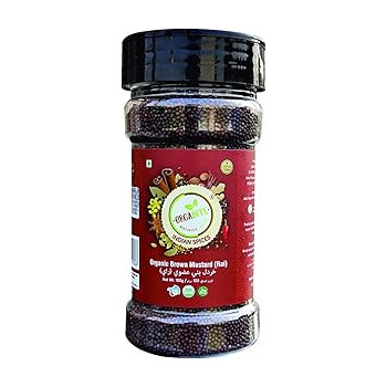 Orgabite Organic Brown Mustard Rai, 100g