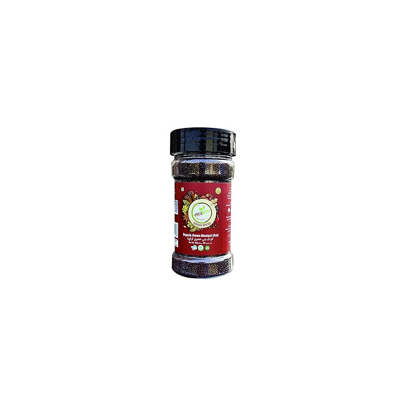 Orgabite Organic Brown Mustard Rai, 100g