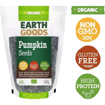 Earth Goods Organic Pumpkin Seeds, 340g