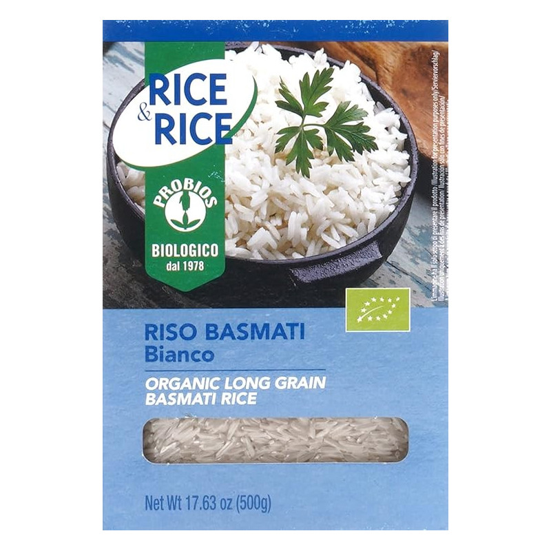 Probios Organic Whole Grain Basmati Rice, 500g